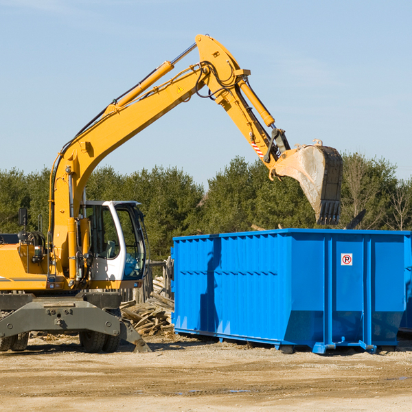 can i choose the location where the residential dumpster will be placed in Elko South Carolina